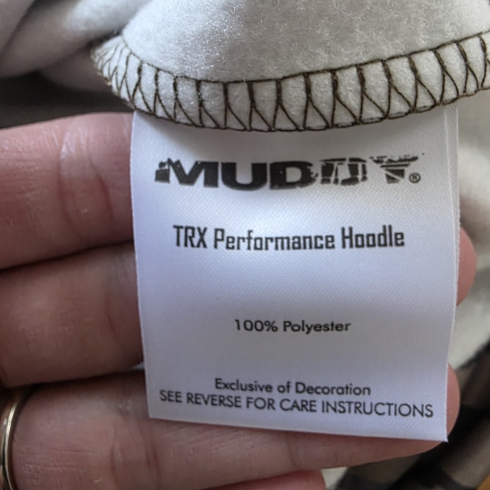 NWT Muddy TRX Performance Hoodie Mens 2XL Mossy Oak Bottomland Hunting - Picture 7 of 16